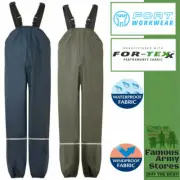 Kids Splashflex Bib & Brace Waterproof Windproof Overalls Rain Puddle Coverall