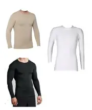 CW Men Compression Top Long Sleeve Base Layer Sports Running Gym Thermal Skin