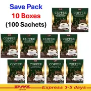 10x LD Coffee Plus Drink Fiber Weight Management Block Flour Fat Sugar 100sachet