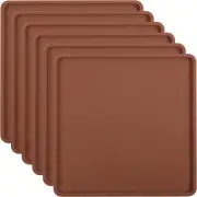 6 Pcs Silicone Dehydrator Sheets W/Edge 14" X 14" Trays Non-Stick Silicone Tray