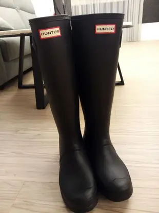 『全新』Hunter Boots Original  Tall 黑色霧面威靈頓雨鞋