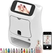 3D Automatic Nail Printer Machine,Portable Digital Nail Art Printer, Multifunction Mobile Nail Painting Machine, Personalized Nail Art Machine,Support WiFi/DIY,for Nail Salon