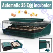 25 Egg Incubator Automatic LED Digital Turn Chicken Duck Quail Brooder Hatchery