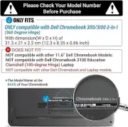 for Dell Chromebook 3110/3100 11" (2022-2019) 2-in-1 (360� Hinge) Hexpact Case f