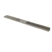 4-Way Wood Rasp File Hand File and Round Rasp, Half Round Flat & Needle File 8"