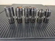 #bd363 Cornwell Tools TSUP227RS USA 6 Pc 3/8" Drive IMPACT SWIVEL SOCKET SET