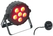 Chauvet DJ SLIMPAR T6 BT RGB LED DMX Wash Par Up-Light w/Bluetooth+Home Speaker