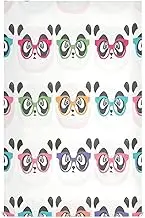 GAIREG Cute Cartoon Pandas White Drying Towels for Dishes, 28x18 Inch Absorbent Summer Hand Towels, Set of 4