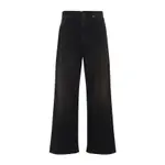 [Acne Studios] Acne Studios-Black Cotton Pants-Donna XS STAND
