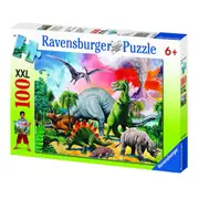 100pc Ravensburger Among the Dinosaurs Theme Jigsaw Kids/Childrens Puzzle 6Y+