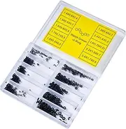 [Nuyhgtr] Watch Seal Washers, Rubber O-Ring Kit, Waterproof Watch Accessories, Heat Resistant Washers, Small Seal Washer Set, Watch Repair O-Rings, Assorted Rubber Washers, Watch Crown Seals, 500 Piece Washer K