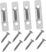 VALICLUD 4Pcs Window Lock Accessories Heavy Duty Sash Lock Replacement for Casement Sliding Windows Easy Install Window Latch Keeper Versatile Secure Locking Device for Home