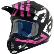 Afx FX-17 Attack Helmet (X-Small, Matte Black/Fuchsia)