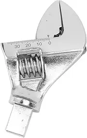 Wrench Exchange Head, Large Opening Adjustable Wrench Head,Adjustable Wrench Head,C hromium Vanadium Steel Torsion Spanner Head (0‑37mm / 0‑1.5in)