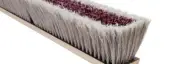 Magnolia Brush #3524 24" Coarse BrownPlastic Center/SilverFlagged Plastic Broom