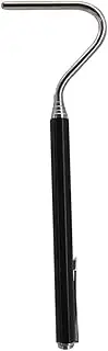 B Baosity Portable Snake Catcher with Hook Head for Reptile Handling, Black