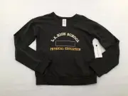 Melrose and Market Kids M 8-10 Crew Neck Pull Over Sweatshirt Dark Gray