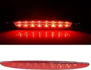 LED High Tail Third Stop Brake Light Lamp, 3rd High Mount Brake Rear Stop Tail Light, Compatible with Mini Cooper R50, R53 2002-2006, Replace 63256935789, Red Lens, Red