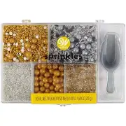 Wilton Assorted Treat Metallic Sprinkle Tackle Box 7.58 Ounces | Candy | Cookie