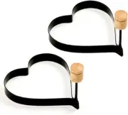 Nonstick Heart Pancake/Egg Rings, Set of 2
