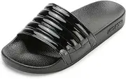[VICT POPU] Womens Slides Slippers Summer Outdoor Beach Pool Sliders Home House Garden Non Slip Flip Flop Open Toe Flat Ladies Walking Sandals
