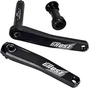 Bicycle Crankset, 170/175mm Hollow Integrated MTB Bicycle Crank Arm GXP Aluminum Alloy Bicycle Crank with Bottom Bracket Suitable for Mountain Bike