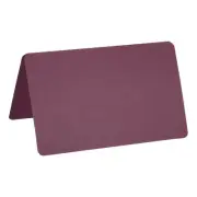 Blank Greeting Cards,100Pcs Favor Decor Foldable Blank Card, Burgundy Card Paper