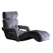 Adjustable Lounge Sofa Bed - Charcoal