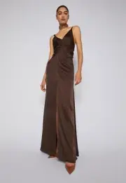 Scanlan Theodore Silk Jacquard Gown