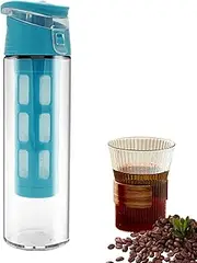Iced Coffee Maker - Portable Cold Brew Coffee Maker, Iced Coffee Bottle Maker Cup, 550ml | Large Capacity Cold Brew Coffee Maker with Airtight Lid, Carafe for Brewing