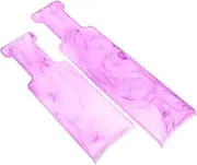 VINTORKY 2pcs Hair Coloring Board Marble Pattern Salon Tool Hair Dyeing Kit Home Salon Use