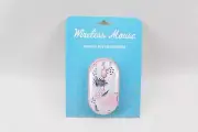 New Orbit Innovations Wireless Mouse w/ Scroll Wheel Compatible Mac/PC Pink/Leaf