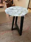 White Agate table, Coffee End Table, ConsoleTable, Stone Furniture, Centre table