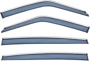 Door Visor Compatible for Ford S-MAX 2009-2014 Window Visor Vent Ventvisor Wind Deflectors Visors Rain Guard Shades Visor