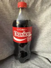 Share a Coke with Davion 2025 Personalized Gift Coca~Cola Bottle 20oz