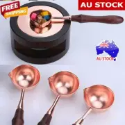 Wax Seal Kit Warmer Melting Spoon Kit Stick Furnace Tool KIit for Sealing StamVH
