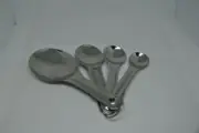 Measuring spoon set of 4 stainless steel
