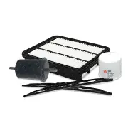 Sakura Front Wiper Blades & Filter Service Kit for Hyundai Terracan HP 3.5L
