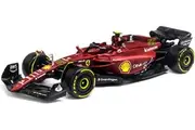 Bburago Licensed 1:43 Scale Ferrari Racing F1 75 Sainz #55 2022 Diecast Model Toy Red