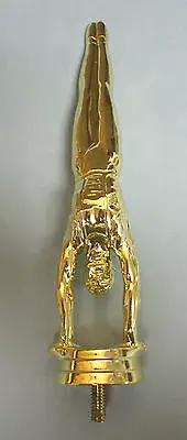 trophy parts lot of 11 Male Gymnast-handstand Freeman #8336-1