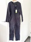 ROAMERS BRAND Jumpsuit Size 27 (Aus 8-10) Navy Madryn Organic Cotton Overalls