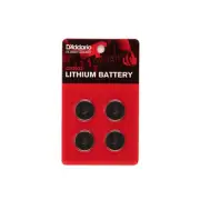 D'Addario Guitar Tuner Batteries 4pk. CR2032