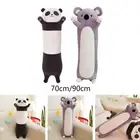 Cartoon Long Plush Pillow Sleeping Pillow Stuffed Animal for Sofa Kids Gifts