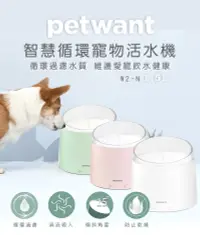 在飛比找松果購物優惠-PETWANT 渦流循環寵物活水機 W2-N (5折)