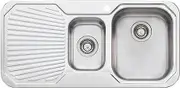 Oliveri Petite Right Hand 1 & 1/2 Bowl Sink with Drainer