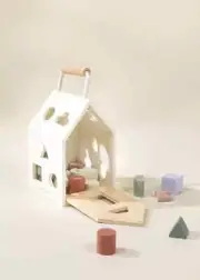 Coco Village Wooden Shapes Sorting House 12M and Up New Sealed Toddler Toy