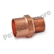 (25) 3/4" C x 1/2" Male NPT Threaded Copper Adapters