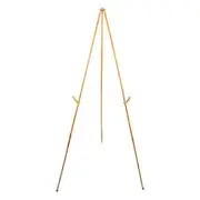 Display Stand Adjustable Height Anti-slip Solid Collapsible Fixed Poster Metal Wedding Sign White Easel Stand The Party golden