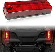 LED Taillight for Pioneer 700 1000 24-25, Plug and Play Red Brake Stop Tail Light Rear Lamp Assembly for Honda Pioneer 520 700 1000 2014-2025 Accessories, Replace OEM#33700-HL3-A01, 1 PC