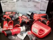 Milwaukee M12 12V Cordless Lithium-Ion 4-Tool Combo Kit w/Bag - New, Open Box